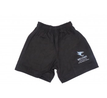 Willows High School Rugby Short BLACK 